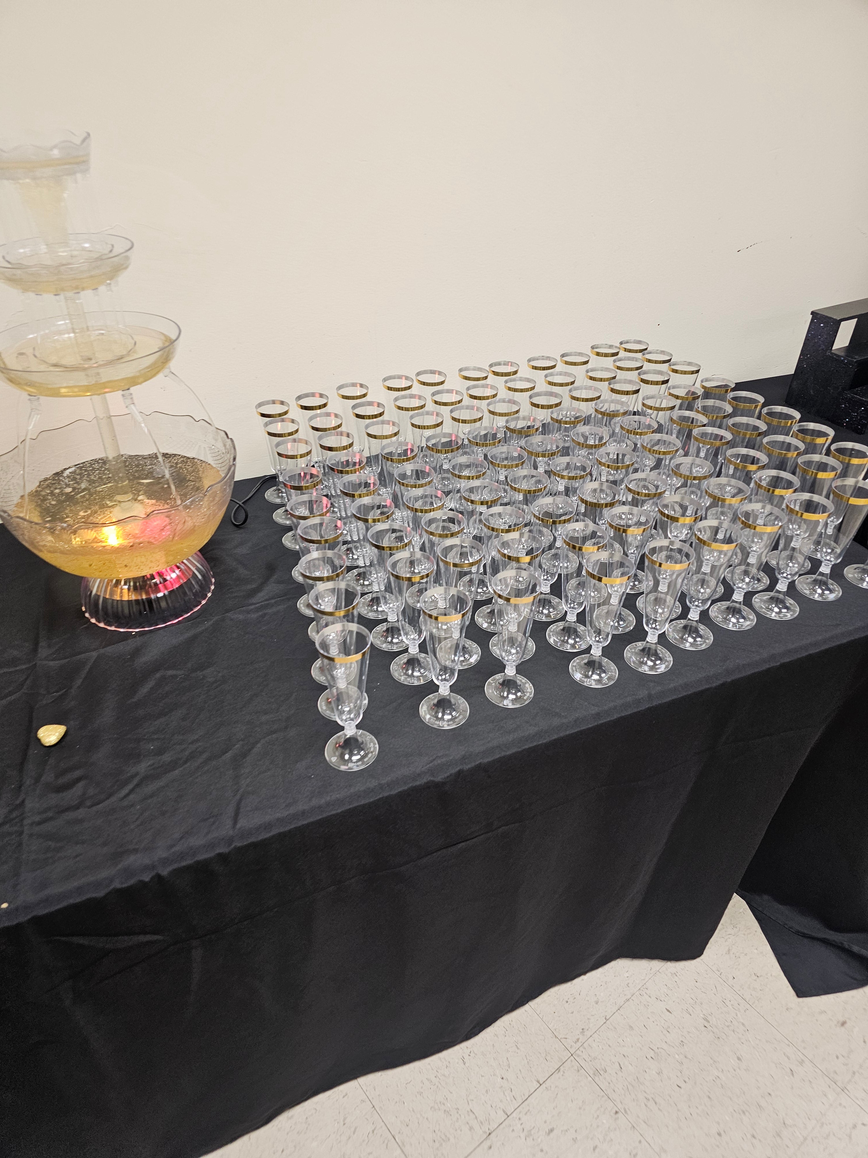 Champagne fountain