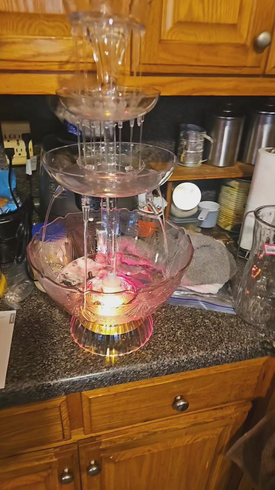 Champagne fountain