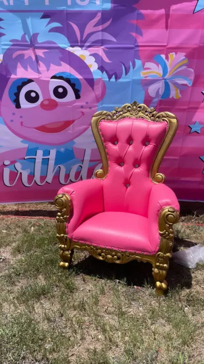 Pink/Gold Toddler Throne