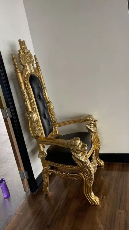 Black/Gold King Throne