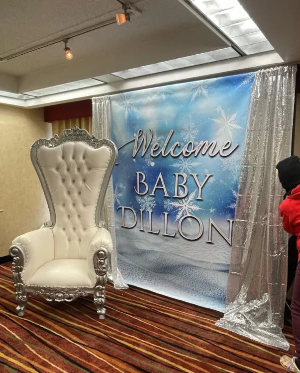 Silver/Ivory Queen Throne
